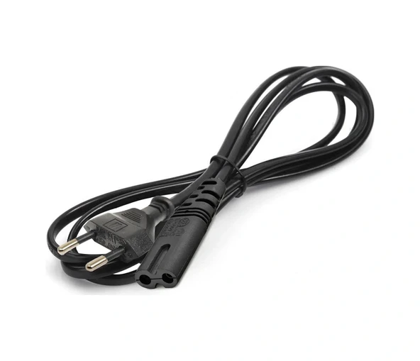 Güç Power Teyp Fiş Kablosu C7 Siyah 1.5 Metre ürün görseli 1