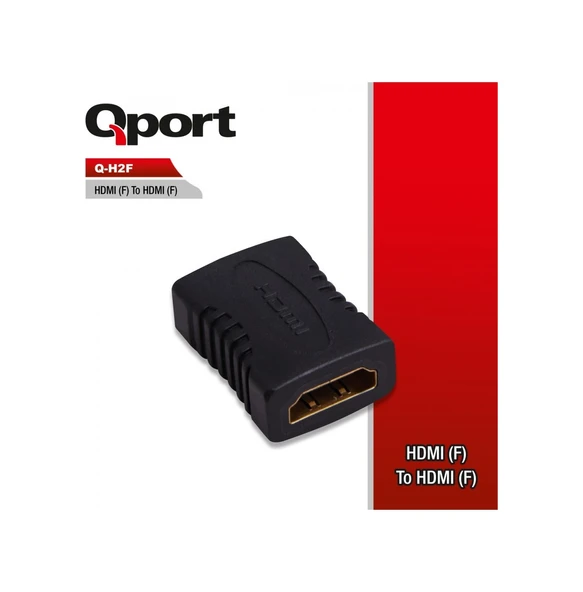 QPORT Q-H2F HDMI (F) TO HDMI (F) ÇEVİRİCİ AD  PTÖR ürün görseli 1