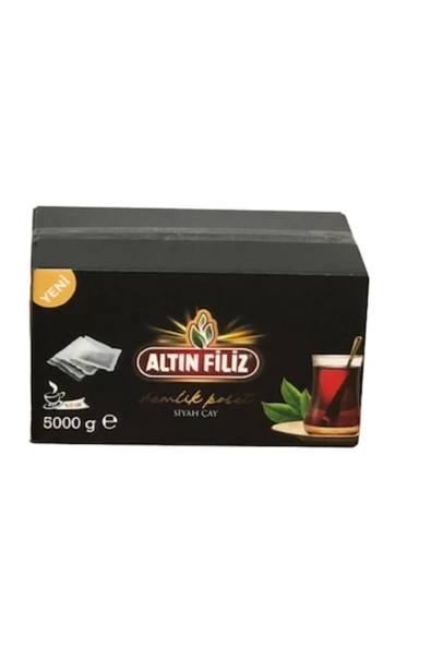 altınfiliz baharat Altınfiliz Demlik Süzen Poşet Siyah Rize Çay 5000gr (30GR) ürün görseli 1