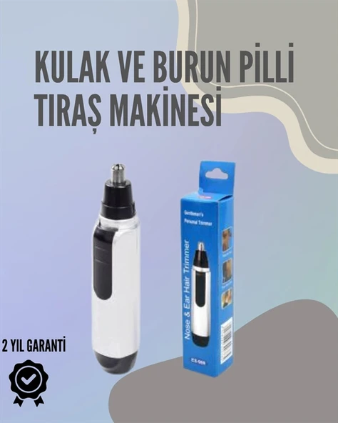 Hassas 3D Bıçaklı Kulak ve Burun Tıraş Makinesi P200800S5395 ürün görseli 1