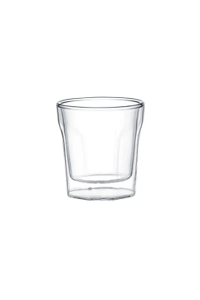 Leggno Vetro Borosilikat Çift Camlı Espresso Bardak 80ml (2AD) ürün görseli 1