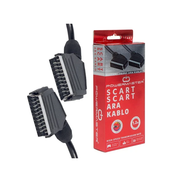 Scart Scart Kablo Standart 1.2 Metre 7 Mm ürün görseli 1