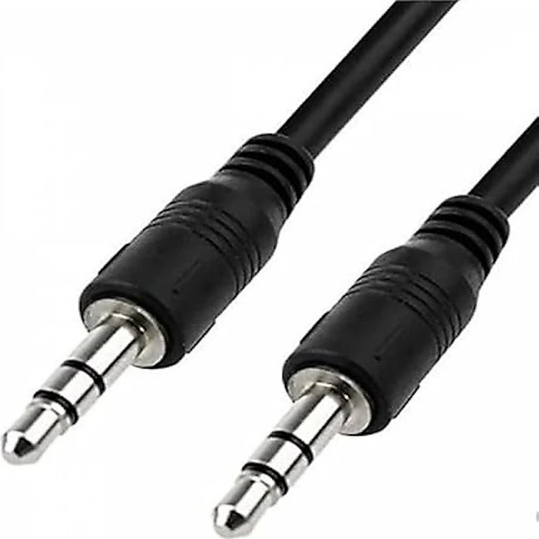 Me-tools Aux Kablo 3,5mm - 3,5mm Siyah Renk 1,5 Metre ürün görseli 1