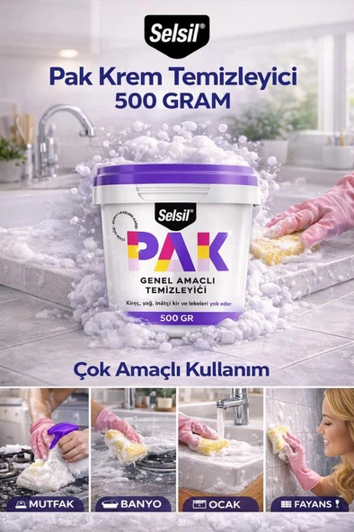 Selsil Pak Köpük 500ml + Krem 500gr - Resim 2