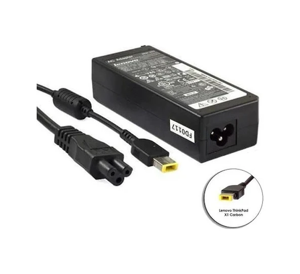 Lenovo Uyumlu 20V 4.5A Usb Kare Uç Adaptör Şarj Aleti ürün görseli 1