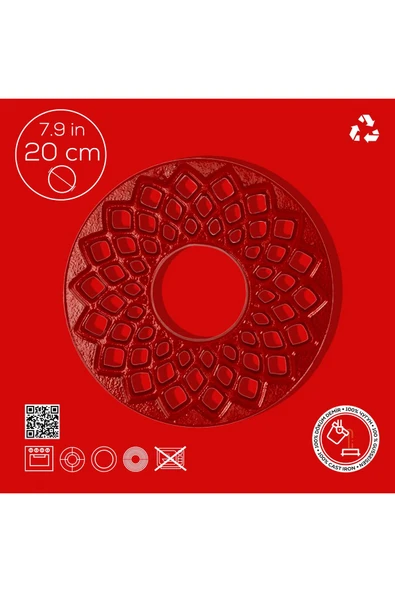 Lava Döküm Demir Nihale Çap(Ø)20cm. - Resim 3