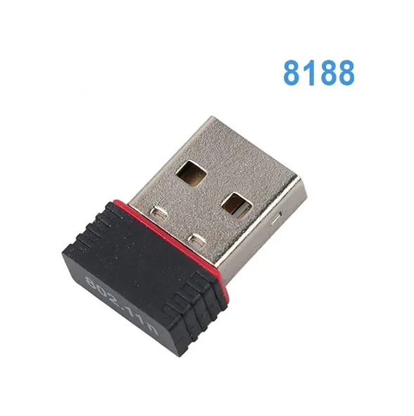 Usb Wifi Adaptörü Mini Wifi Kablosuz Adaptör Yüksek Hızlı Usb 2.0 Ağ Kartı 150 8188 Version ürün görseli 1