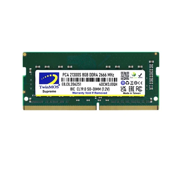 TwinMOS 8GB DDR4 2666MHz (MDD48GB2666N) (NB) ürün görseli 1