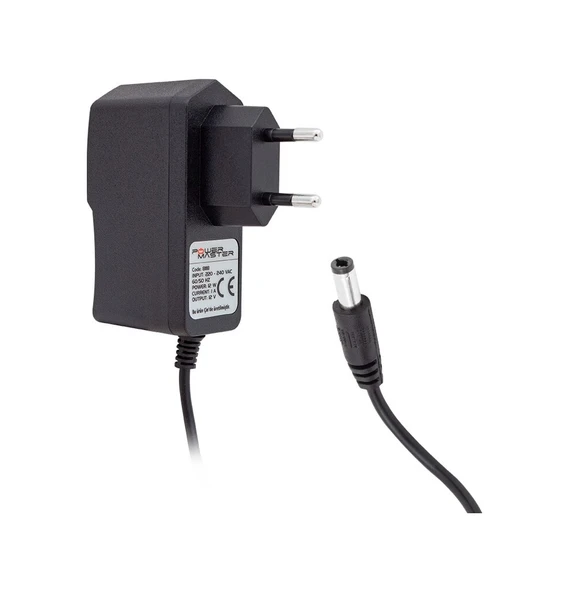 Dorukelektronikdoruk Powermaster Pm-8118 12 Volt - 1 Amper Priz Tipi Plastik Adaptör 5 ürün görseli 1