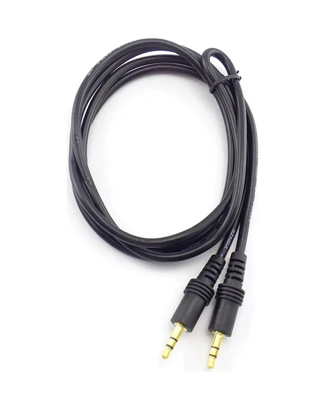 1.5 Metre 3.5mm Stereo Aux Kablosu Aux Erkek Erkek ürün görseli 1