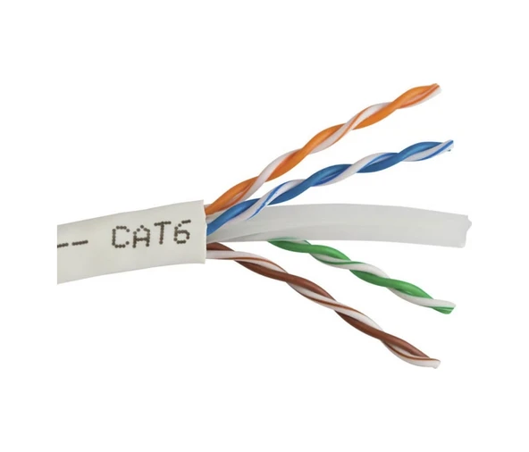 Cat6 Kablo 30 Metre Gri Jaksız - Resim 4