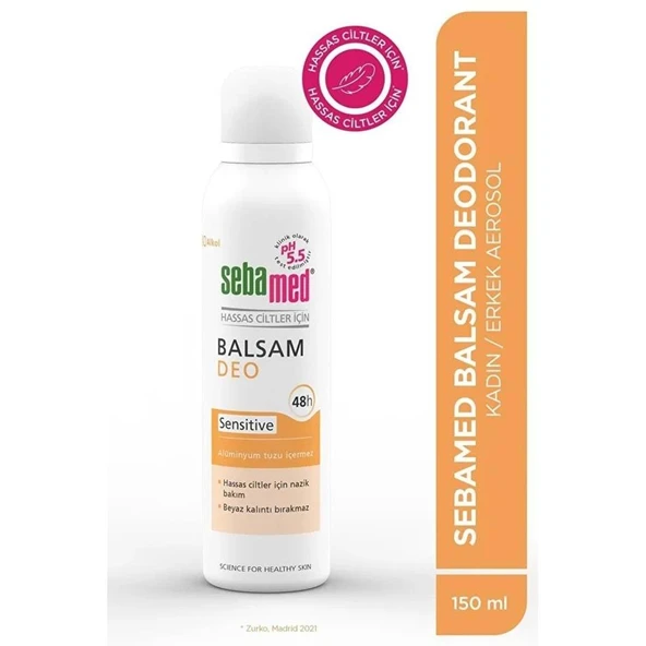 Sebamed Deodorant Aerosol 150 ML Balsam ürün görseli 1