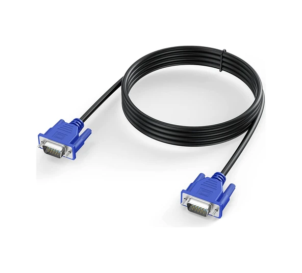 3 Metre Vga Kablo 15 Pin Erkek Erkek Vga Kablo 3M ürün görseli 1