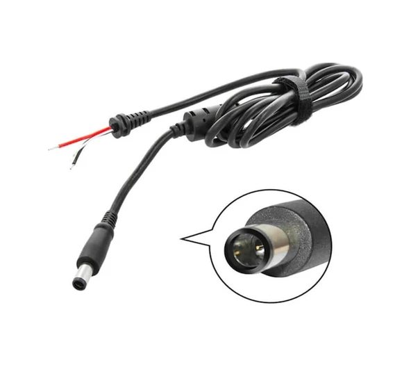 Koodmax - Hp Dell Uyumlu İğne Uç 7.4 5.0mm Adaptör Şarj Aleti Tamir Kablosu - 7.4x5.0mm Dc Kablo ürün görseli 1