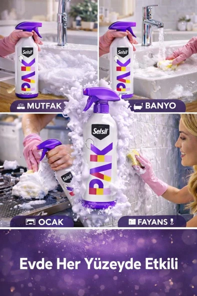 Selsil Pak Köpük 500ml + Krem 500gr - Resim 3