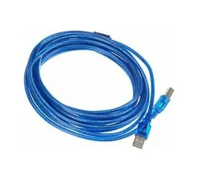 5 Metre USB Yazıcı Kablosu mavi renk ürün görseli 1