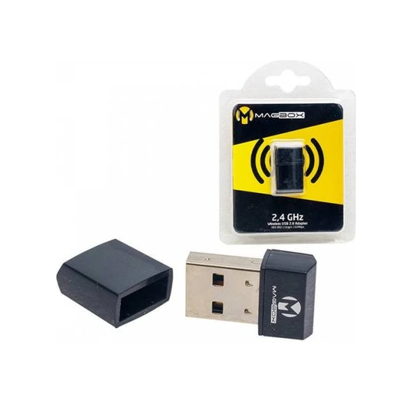 MAGBOX USB STICK MİNİ 802.11N WİFİ 7601 CHIPSET 2.4GHZ 150 MBPS I ürün görseli 1