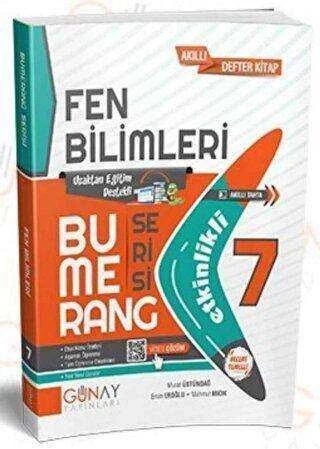 Günay 7.Sınıf Fen Bilimleri Akıllı Defter Kitap Bumerang Serisi ürün görseli 1