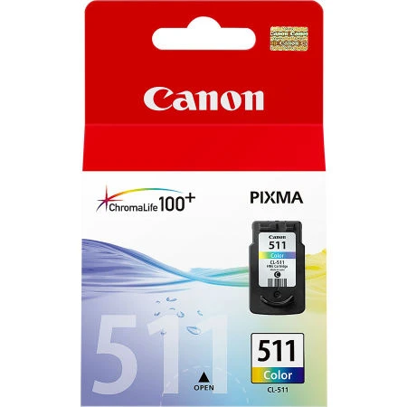 Canon CL-511 Renkli Orjinal Kartuş Mx320-330-340-350-360-410 Mp230-235-240-250 Ip2700 ürün görseli 1