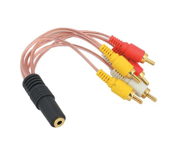 1 Stereo Dişi 6 Rca Erkek Ses Çevirici ürün görseli 1