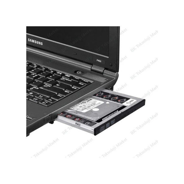 12.7Mm Hdd Caddy Dvd Ssd Kutu Sata 2. Harddisk - Resim 3