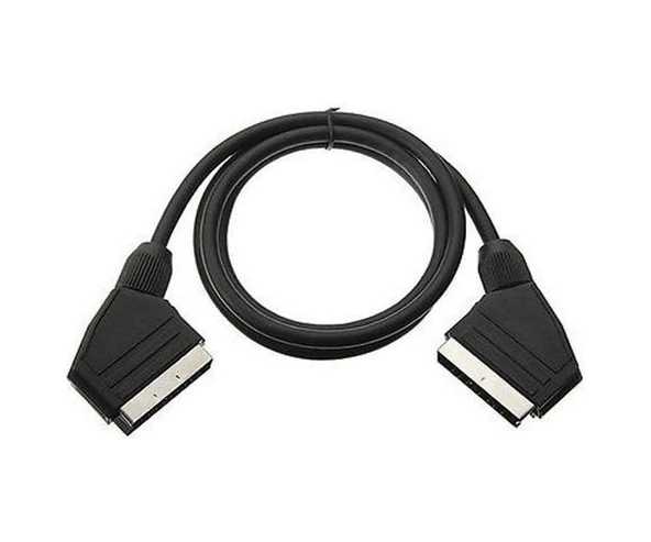 Scart Kablo - 1.2Mt Siyah Renk 21 Pin Scart Kablo ürün görseli 1