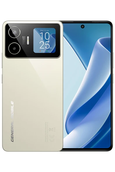 General Mobile GM 26 Pro 5G 20GB RAM (8+12)+256GB Hafıza) (2 Yıl Türkiye Garantili) Gold ürün görseli 1