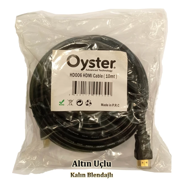 Oyster Hdmı Kablo - 10 Metre ürün görseli 1