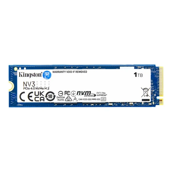 Kingston NV3 1TB M.2 NVMe SSD (6000-4000MBs) ürün görseli 1