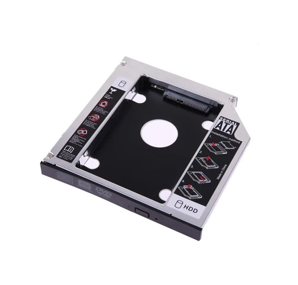 Notebook HDD-SSD Kızak 12.7mm Sata Harddisc Kutu ürün görseli 1