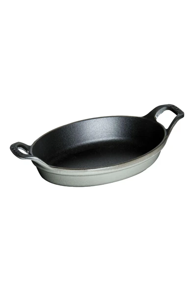 STAUB Döküm Sahan Oval 15 cm Gri ürün görseli 1