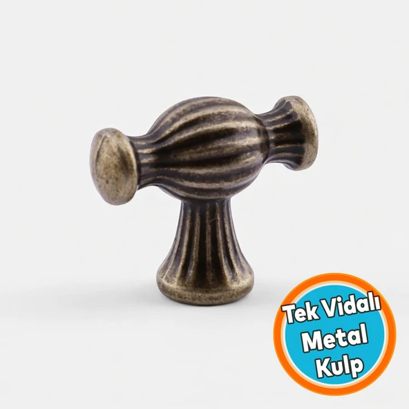 Metal Kulp Düğme Mobilya Çekmece Mutfak Dolabı Dolap Modern Kapak Kulpları Eskitme Antik Sarı ürün görseli 1
