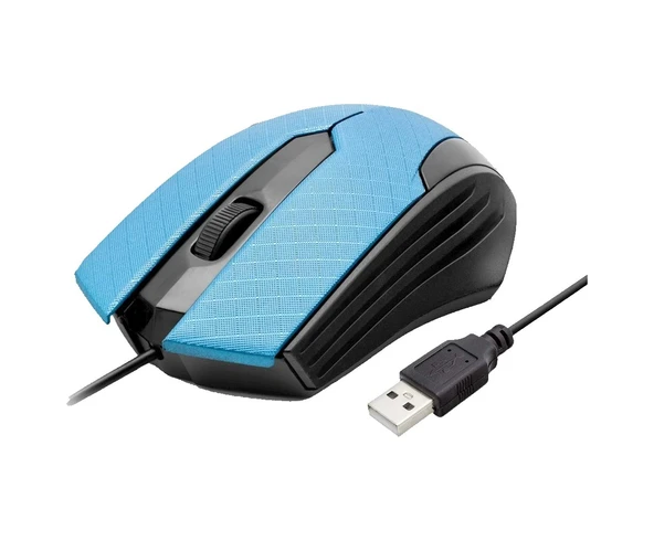 Hadron HR5678 Kablolu Optik Mouse Mavi - Siyah ürün görseli 1