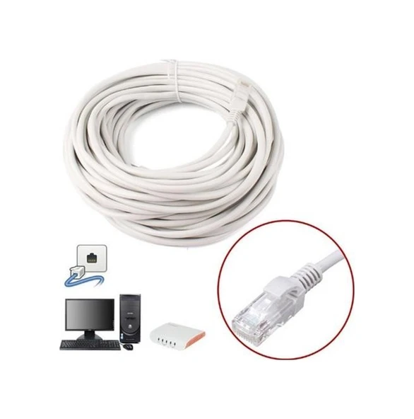Ethernet-Adsl-Cat6 Kablo 20 Metre ürün görseli 1