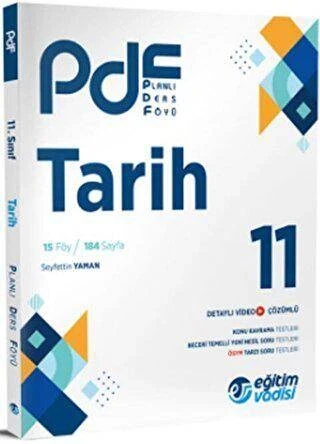 Eğitim Vadisi 11.Sınıf Tarih Planlı Ders Föyü ürün görseli 1