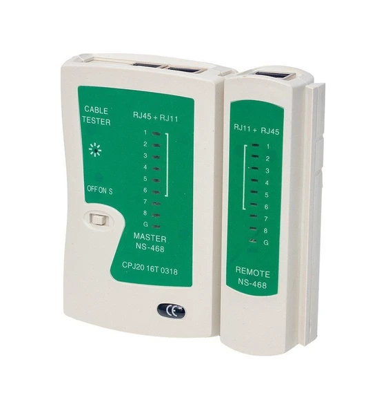 Powermaster Rj45-Rj11-Cat5-Cat6 Network Kablo Test Aleti Pm-2335 ürün görseli 1