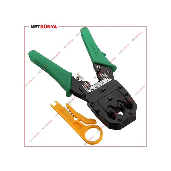 Network Pensesi Rj45 Cat6 Rj11 Kablo Jak Sıkma Pensesi ürün görseli 1