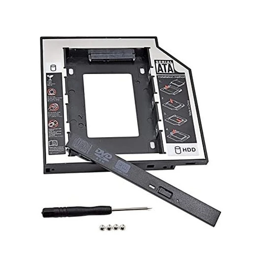 Ssd Kızak Sata 9.5Mm Notebook Dvd Yatağına Takılan Hdd Caddy ürün görseli 1