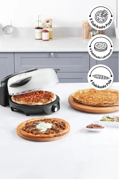 Gastro 10 In 1 Pizza Ve Lahmacun Makinesi Biodiamond Soft Cream ürün görseli 1