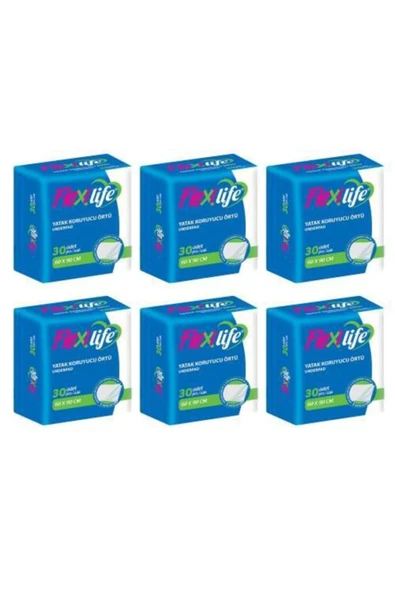 Flexilife Hasta Yatak Koruyucu Örtü 6 ADET 60x90 180 Adet ürün görseli 1