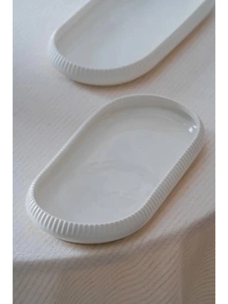 Acar Linea Oval Tabak 23x10X2cm ürün görseli 1