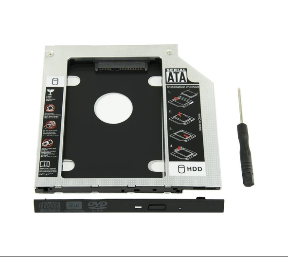 9.5Mm Sata Hdd Harddisk Caddy Kızak Kutu Laptop Ssd Kızağı ürün görseli 1