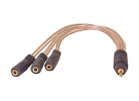 3.5 Mm Stereo Erkek3 X 3.5 Mm Stereo Dişi 5 1 Kablo Powermaster ürün görseli 1