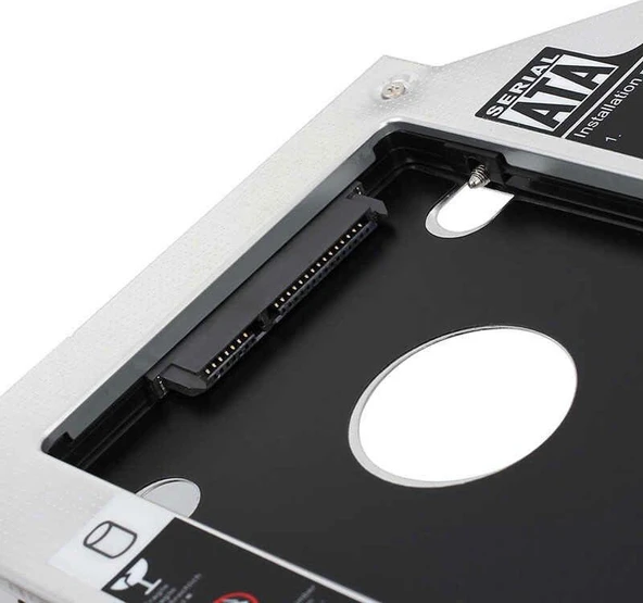 Hdd Caddy 9.5Mm 2.5" Sata 2Nd Hdd Caddy - Resim 4