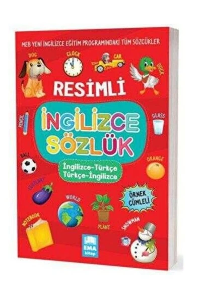 Resimli İngilizce Türkçe Sözlük Örnek Cümleli Ema Kitap ürün görseli 1