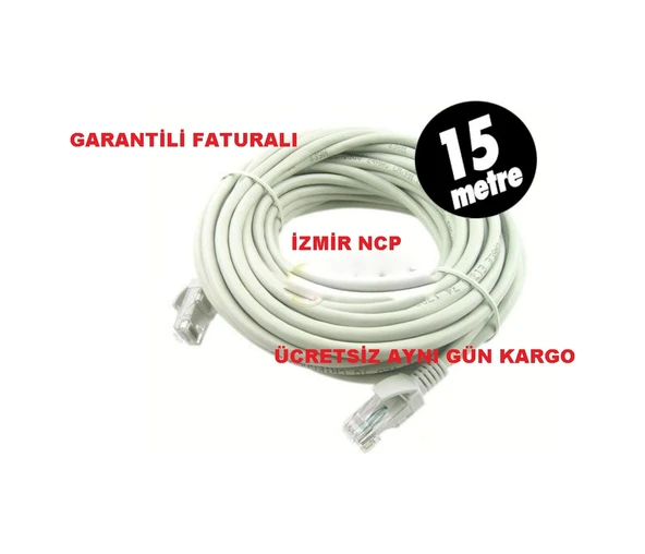 15 Metre Modem Kasa Arasi Cat5 Kablo ürün görseli 1