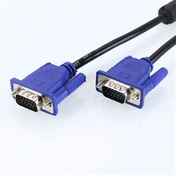 Komponentci VGA to VGA Kablo LCD Monitör ve Projeksiyon Kablo 1.5 M ürün görseli 1