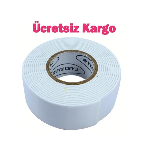 Çift Taraflı Yapıştırma Köpük Bantı 25 MM X 2mt Montaj Bandı 1 Adet ürün görseli 1