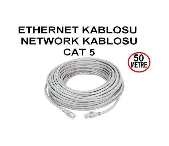 Ethernet Kablosu Cat5 50 Metre ürün görseli 1