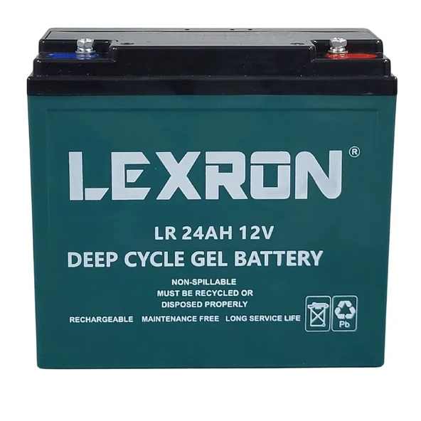 Lexron 24AH 12V Nano Karbon Jel Akü ürün görseli 1